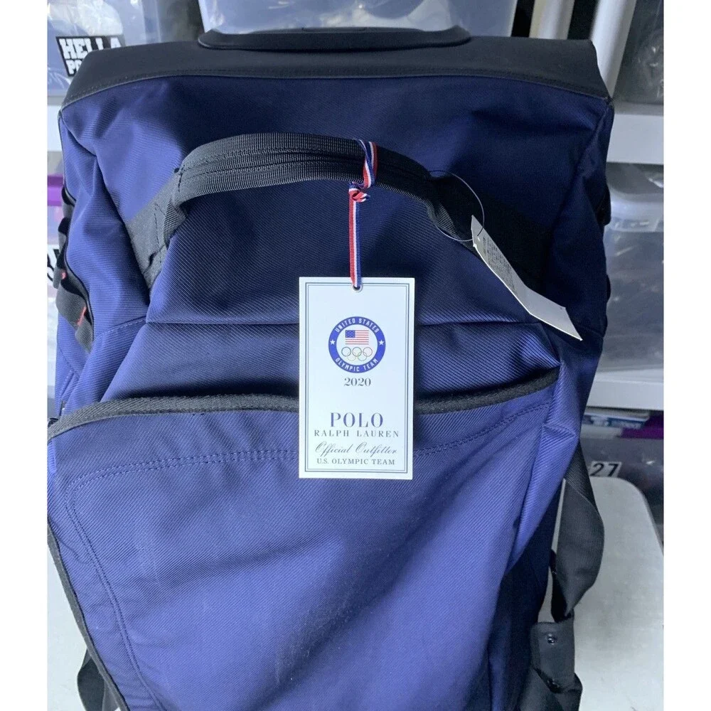 Polo Ralph Lauren Team USA Roller luggage ROLLING SUITCASE Bag Olympics 32” NEW